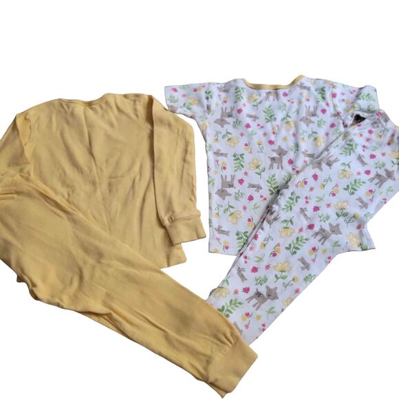 2 Pairs Girl's Size 3T Gerber Deer Pajamas - Picture 5 of 5